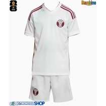 Maglie da calcio Qatar Seconda Maglia Bambino Mondiali 2026  Manica Corta + Pantaloni corti)